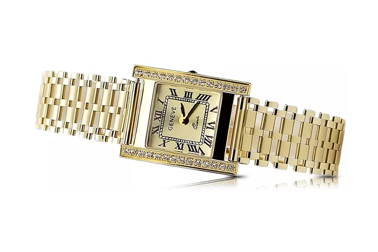 Reloj para hombres de oro Geneve ★ https://zlotychlopak.pl/es/ ★ Pureza de oro 585 333 Precio bajo!