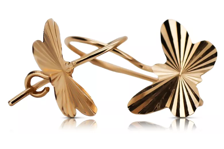 Gold earrings ★ zlotychlopak.pl ★ Gold sample 585 333 Low price!