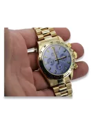 Gold men's watch Geneve ★ zlotychlopak.pl ★ Gold purity 585 333 Low Price!