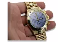 Gold men's watch Geneve ★ zlotychlopak.pl ★ Gold purity 585 333 Low Price!