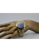 Gold men's watch Geneve ★ zlotychlopak.pl ★ Gold purity 585 333 Low Price!