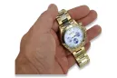 14K Gold Men's Watch, Blue Dial, 40mm - Geneve