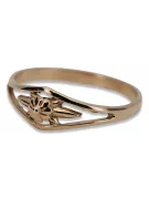 Russisch Sowjet rosa 14 Karat 585 gold Vintage Ring vrn071