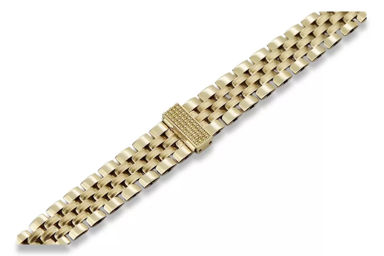 Gold men's watch Geneve ★ zlotychlopak.pl ★ Gold purity 585 333 Low Price!