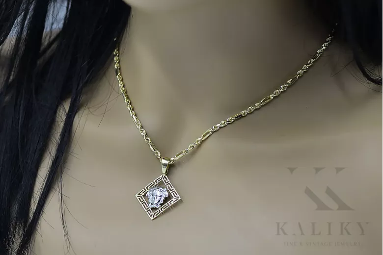 Pendentif d'or ★ https://zlotychlopak.pl/fr/ ★ échantillon d'or 585 333 bas prix