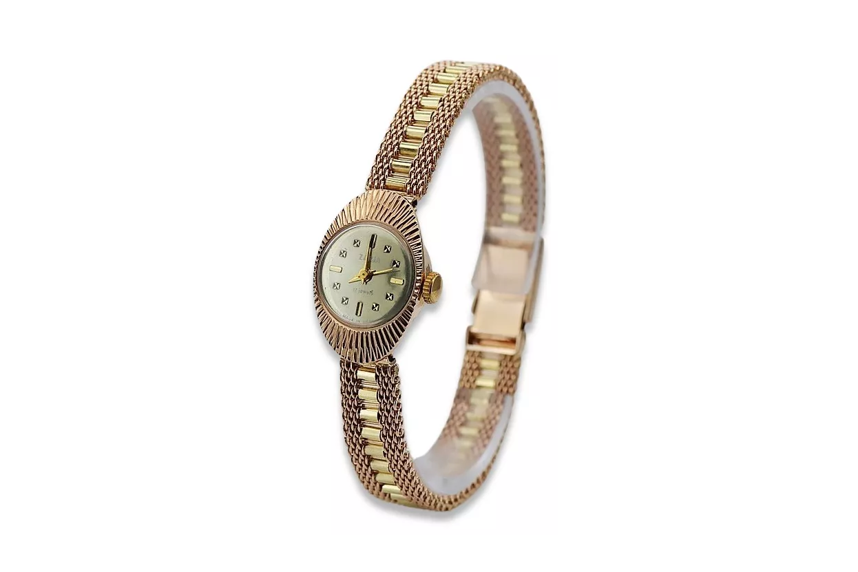 Gold ladies watch ★ zlotychlopak.pl ★ Gold purity 585 333 Low price!