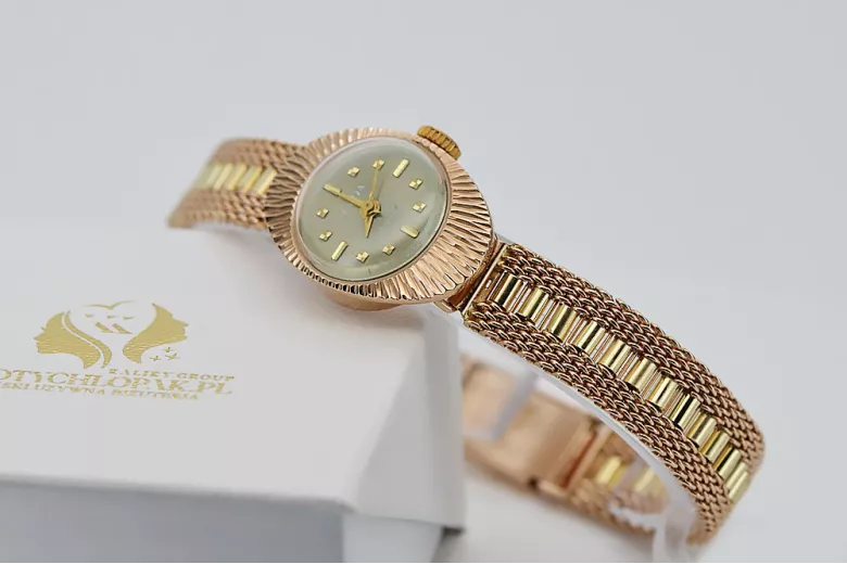 Gold Ladies watch ★ https://zlotychlopak.pl/fr/ ★ Pureté d'or 585 333 Low price!