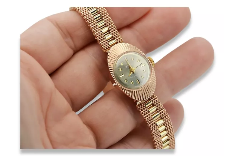 Gold Ladies watch ★ https://zlotychlopak.pl/fr/ ★ Pureté d'or 585 333 Low price!