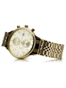 Gold men's watch Geneve ★ zlotychlopak.pl ★ Gold purity 585 333 Low Price!