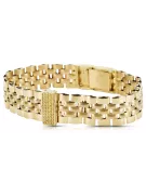 Gold men's watch Geneve ★ zlotychlopak.pl ★ Gold purity 585 333 Low Price!