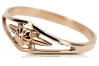 Vintage rose pink 14k 585 gold Vintage ring vrn071