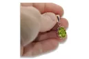 Vintage Rose 14k 585 gold peridot Anhänger vpc008