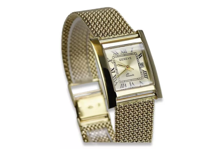 Gold men's watch Geneve ★ https://zlotychlopak.pl/ru/ ★ Золотая чистота 585 333 Низкая Цена!