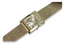 Gold men's watch Geneve ★ zlotychlopak.pl ★ Gold purity 585 333 Low Price!