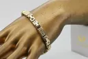 Bracelet grec byzantin en or jaune 14 carats 585 cb050y