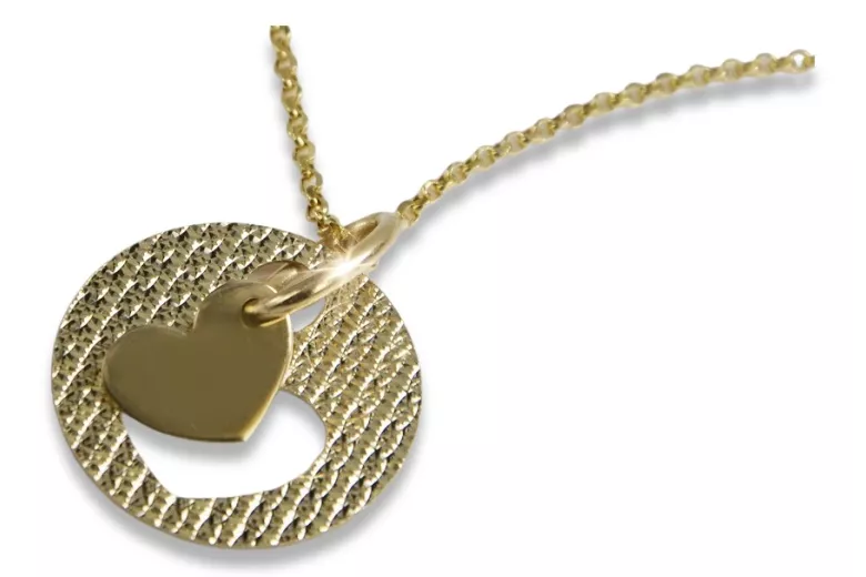 Colgante de oro colgante ★ https://zlotychlopak.pl/es/ ★ Marca del oro 585 333 bajo precio