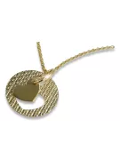 Gold pendant pendant ★ zlotychlopak.pl ★ Gold hallmark 585 333 low price