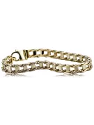 Yellow rose gold bracelet ★ russiangold.com ★ Gold 585 333 Low price