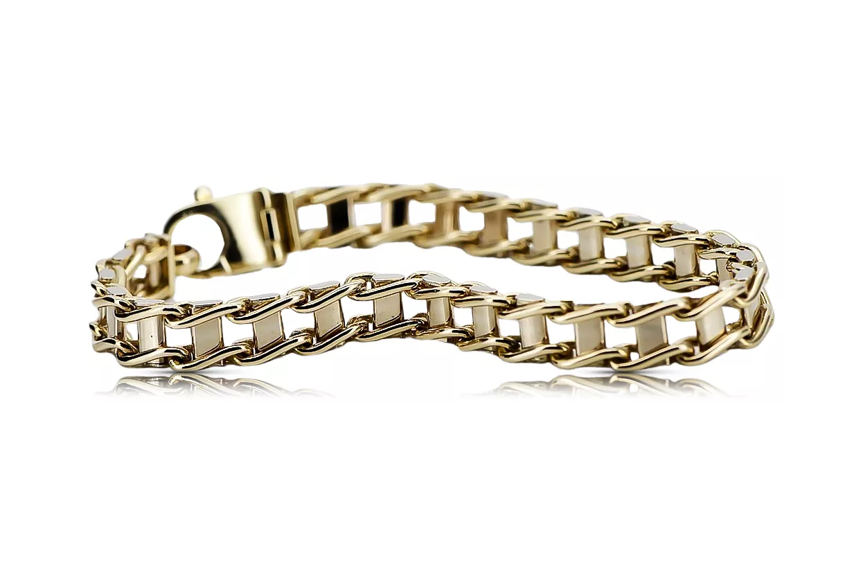 Bracelet en or rose jaune ★ russiangold.com ★ Gold 585 333 Prix bas