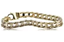 Yellow rose gold bracelet ★ russiangold.com ★ Gold 585 333 Low price