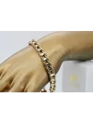 Pulsera de oro rosa amarilla ★ russiangold.com ★ Oro 585 333 Precio bajo