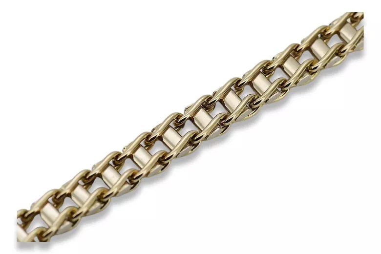 Yellow rose gold bracelet ★ russiangold.com ★ Gold 585 333 Low price