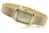 Amarillo 14k 585 oro Lady Geneve reloj de muñeca lw023y pllbw003y17cm