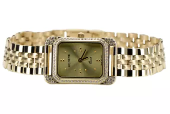 Gold men's watch Geneve ★ zlotychlopak.pl ★ Gold purity 585 333 Low Price!