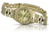 Amarilla de oro de 14k 0.25ct Diamantes reloj lwd078ydg