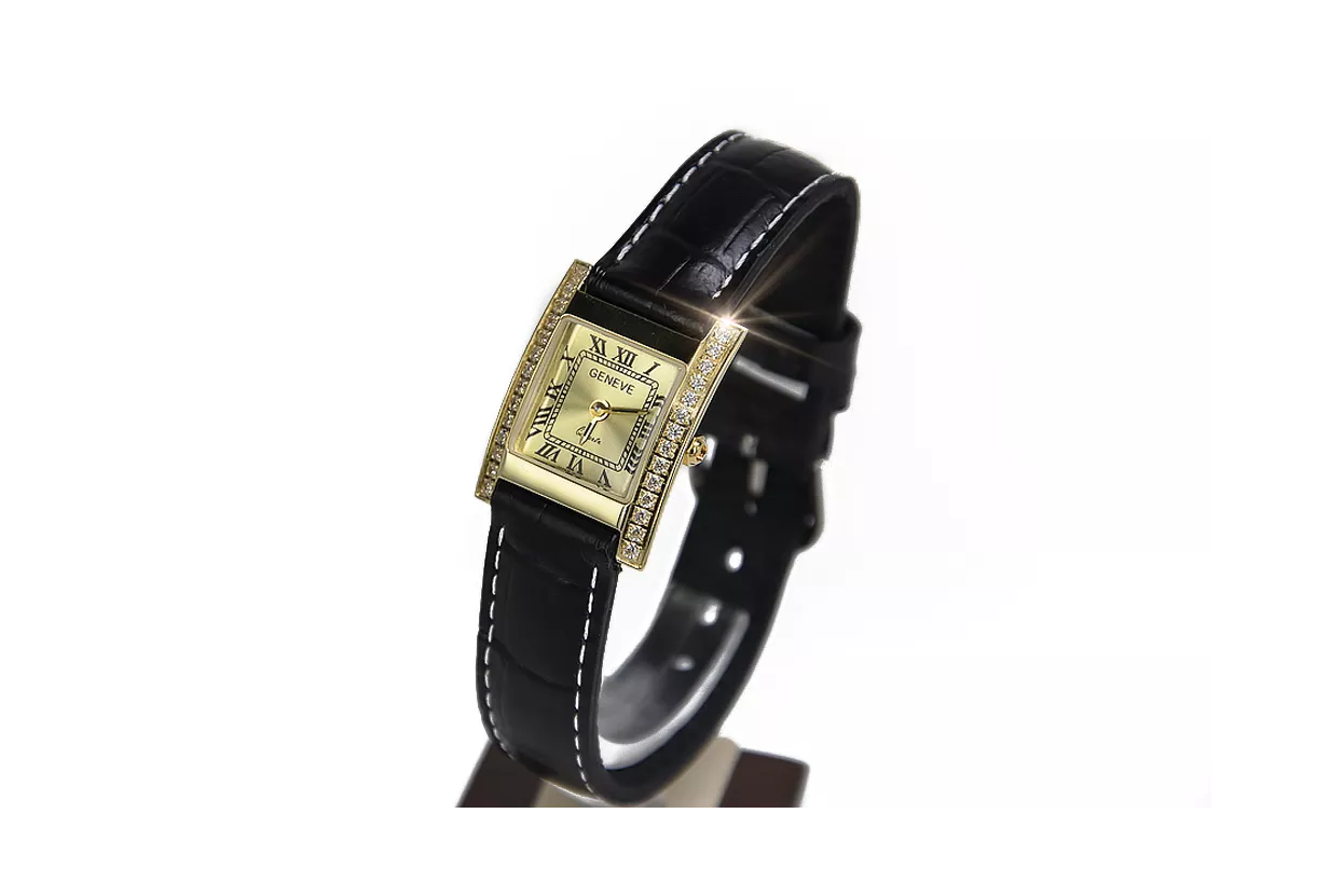 Reloj de oro para hombre Geneve ★ https://zlotychlopak.pl/es/ ★ Pureza del oro 585 333 ¡Precio bajo!