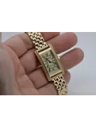 Gold men's watch Geneve ★ zlotychlopak.pl ★ Gold purity 585 333 Low Price!