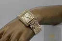 Gold men's watch Geneve ★ zlotychlopak.pl ★ Gold purity 585 333 Low Price!