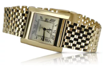 Or jaune 14k Dame montre carrée Geneve montre-bracelet mw009y constantmbw008y-f