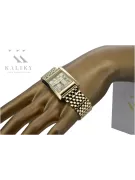 Gold men's watch Geneve ★ zlotychlopak.pl ★ Gold purity 585 333 Low Price!