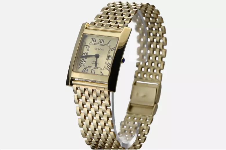 Montre hommes d'or Geneve ★ https://zlotychlopak.pl/fr/ ★ Pureté d'or 585 333 Low Price!