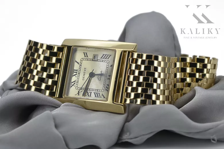 Montre hommes d'or Geneve ★ https://zlotychlopak.pl/fr/ ★ Pureté d'or 585 333 Low Price!