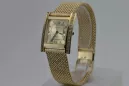 Gold men's watch Geneve ★ zlotychlopak.pl ★ Gold purity 585 333 Low Price!