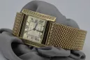 Złoty zegarek 14k 585 damski z bransoletą Geneve mw010ydg&mbw014y-f