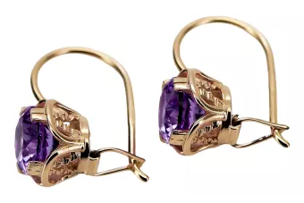 Обеци Vintage craft Setting Original Vintage 14K Rose Gold vec029r