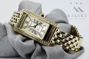 Gold men's watch Geneve ★ zlotychlopak.pl ★ Gold purity 585 333 Low Price!