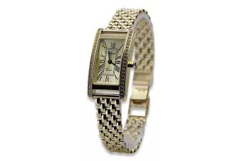 Gold men's watch Geneve ★ zlotychlopak.pl ★ Gold purity 585 333 Low Price!