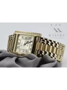 Gold men's watch Geneve ★ zlotychlopak.pl ★ Gold purity 585 333 Low Price!