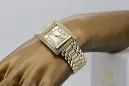 Gold men's watch Geneve ★ zlotychlopak.pl ★ Gold purity 585 333 Low Price!