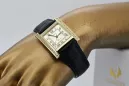 Amarillo 14k 585 oro cuadrado hombre reloj Geneve mw010ydg