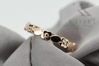 Σοβιετικό 14k 585 χρυσό Ρωσικό ροζ χρυσό δαχτυλίδι vrn186