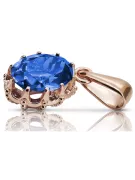 Ring Vintage craft Sapphire Original Vintage 14K Rose Gold vpc008r