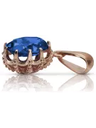 Ring Vintage craft Sapphire Original Vintage 14K Rose Gold vpc008r