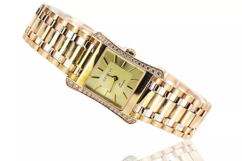 Gold ladies watch ★ zlotychlopak.pl ★ Gold purity 585 333 Low price!