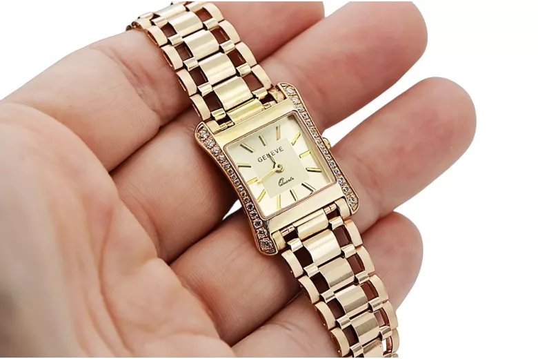 Gold ladies watch ★ zlotychlopak.pl ★ Gold purity 585 333 Low price!