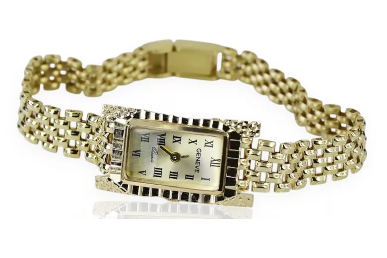 Reloj ★ de oro para damas zlotychlopak.pl Pureza de oro 585 333 ¡★ Precio bajo!